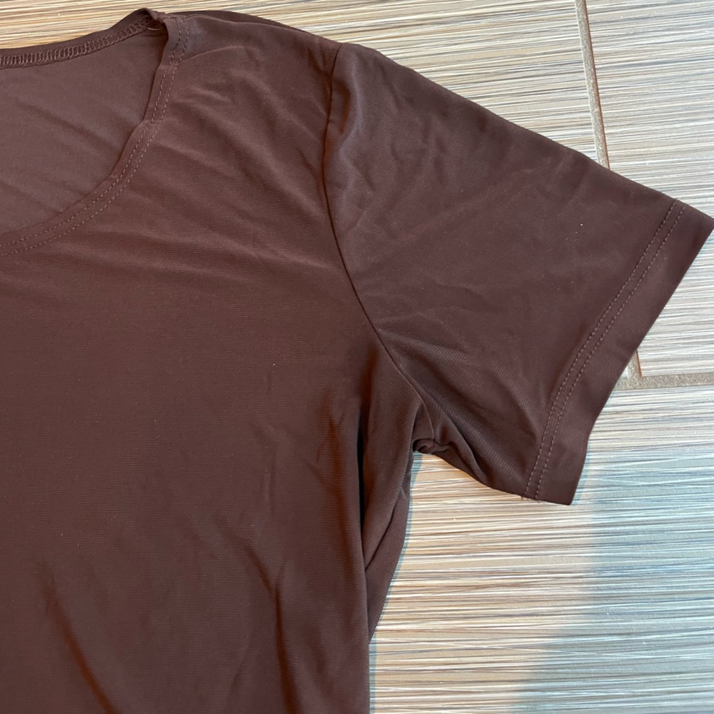 Brown Vintage Suzie Basic Tee - image 4